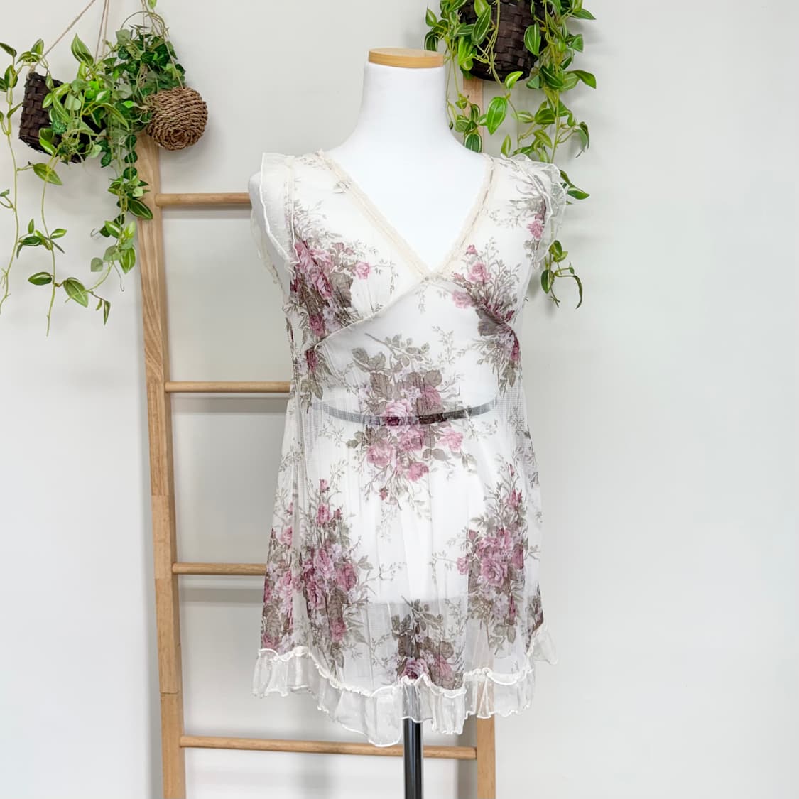 Rosa Cheri 로사체리 / 플라워패턴슬리브리스슬리브리스 플로리나시 상품이미지1