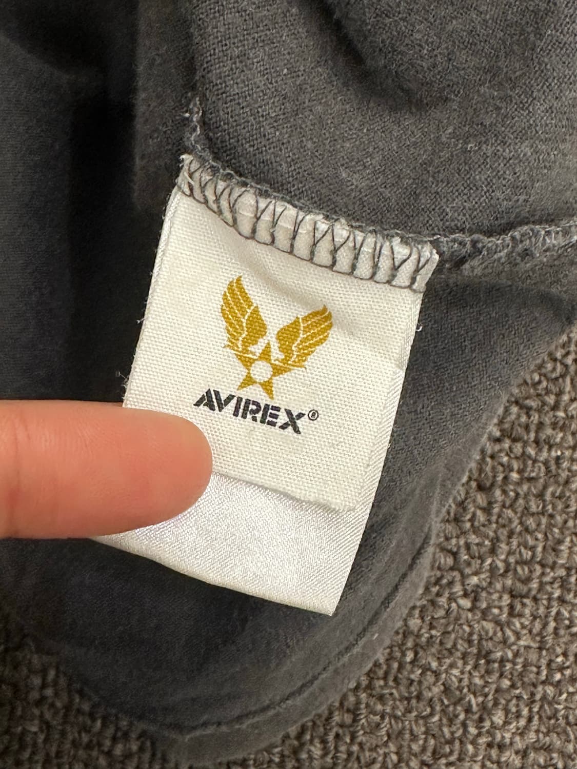 XL)Avirex vintage 후면 프린팅 반팔 상품이미지3