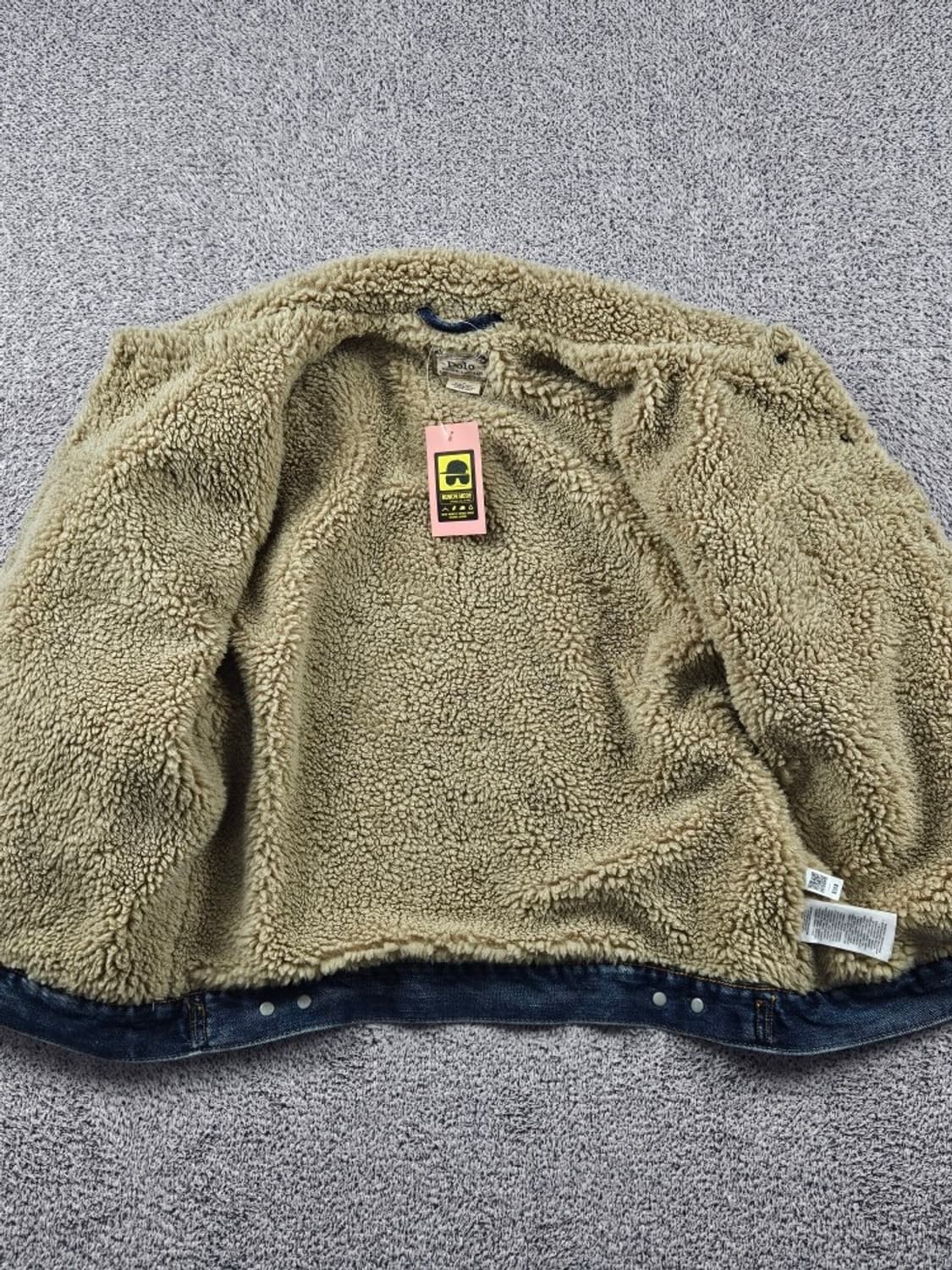 폴로랄프로렌 성조기 패치 쉐르파 데님 트러커 자켓 ( M )/ 10807 상품이미지9