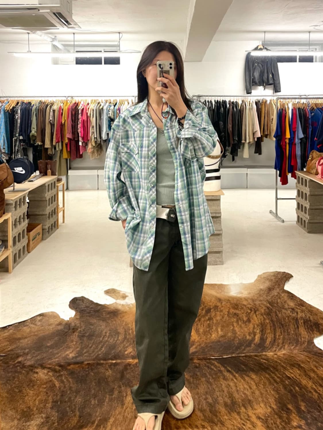 WRANGLER ombre western shirts 랭글러 옴브레 셔츠 상품이미지2