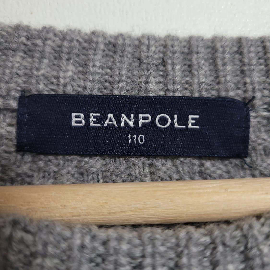 (110) BEANPOLE 빈폴 니트 스웨터 긴팔 티셔츠 모 100% 상품이미지2