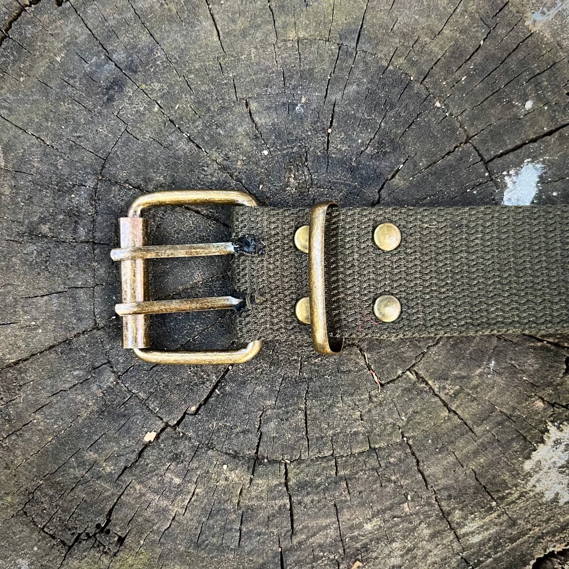 더블핀 롤러 버클 웹 벨트 상품이미지2