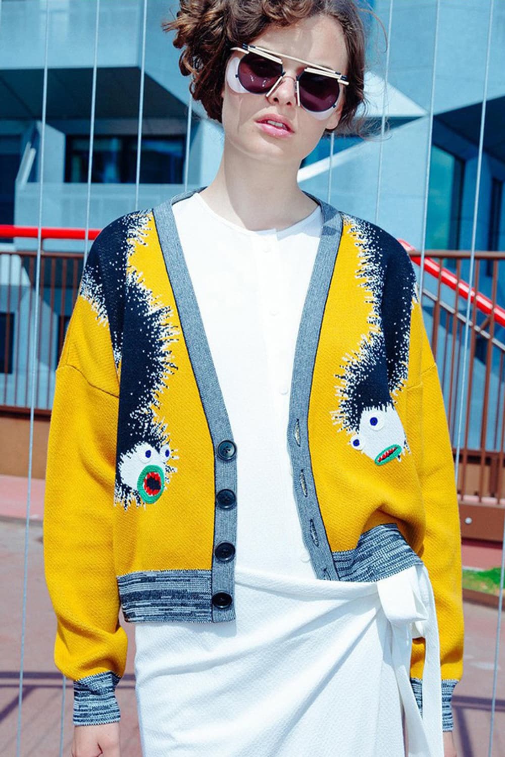 헨릭 빕스코브 18ss Curry Knit monster cardigan 상품이미지9