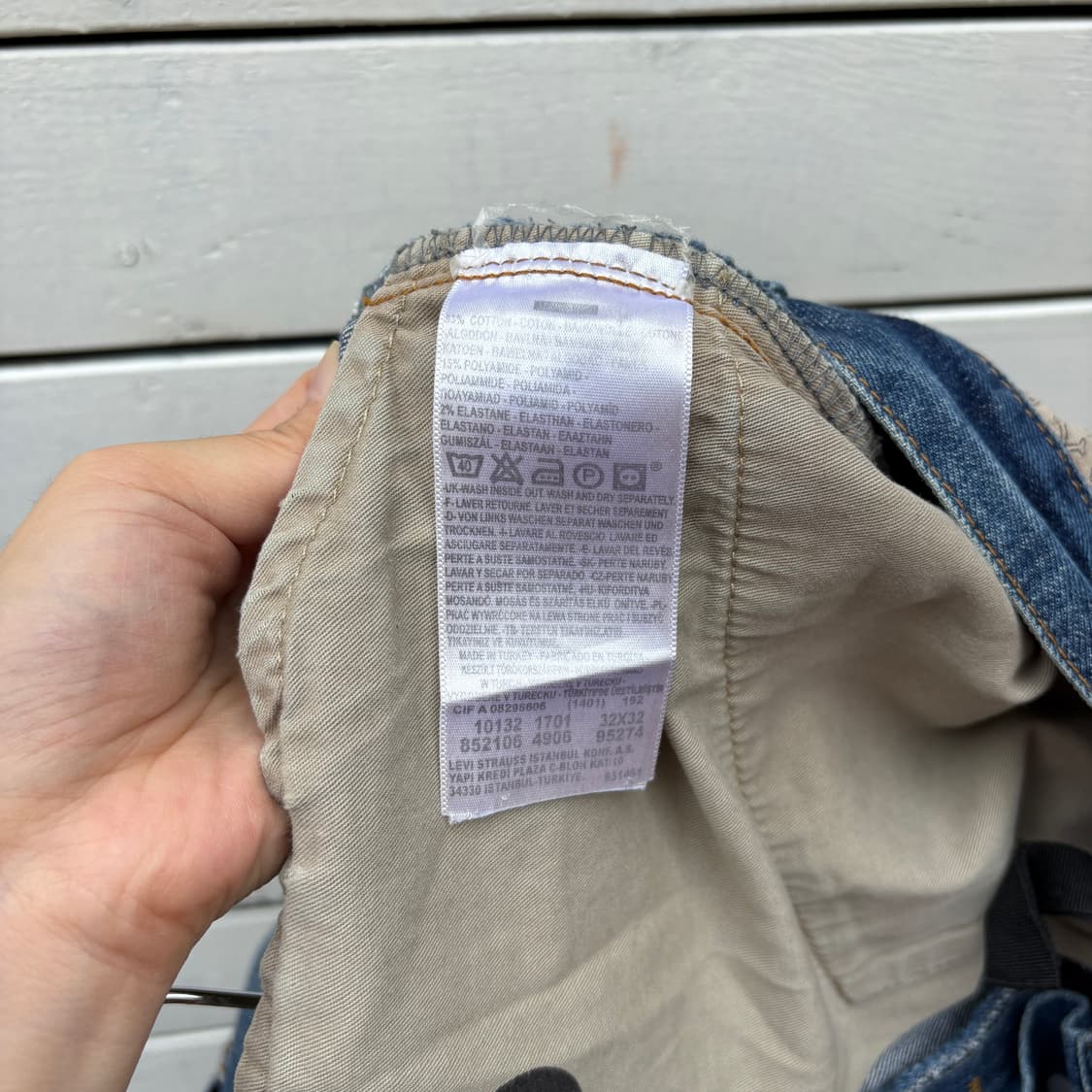 Levi’s 00s 리바이스 유럽판 엔지니어드진 데님 팬츠 상품이미지10