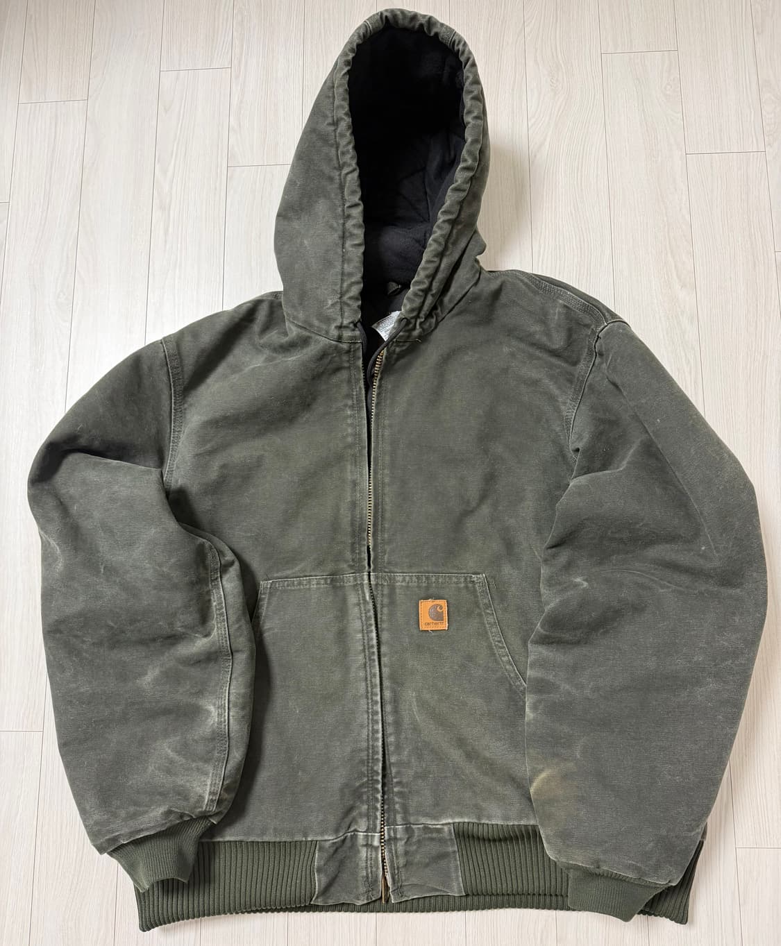 칼하트 액티브 자켓 J130 모스 그린 L 상품이미지3