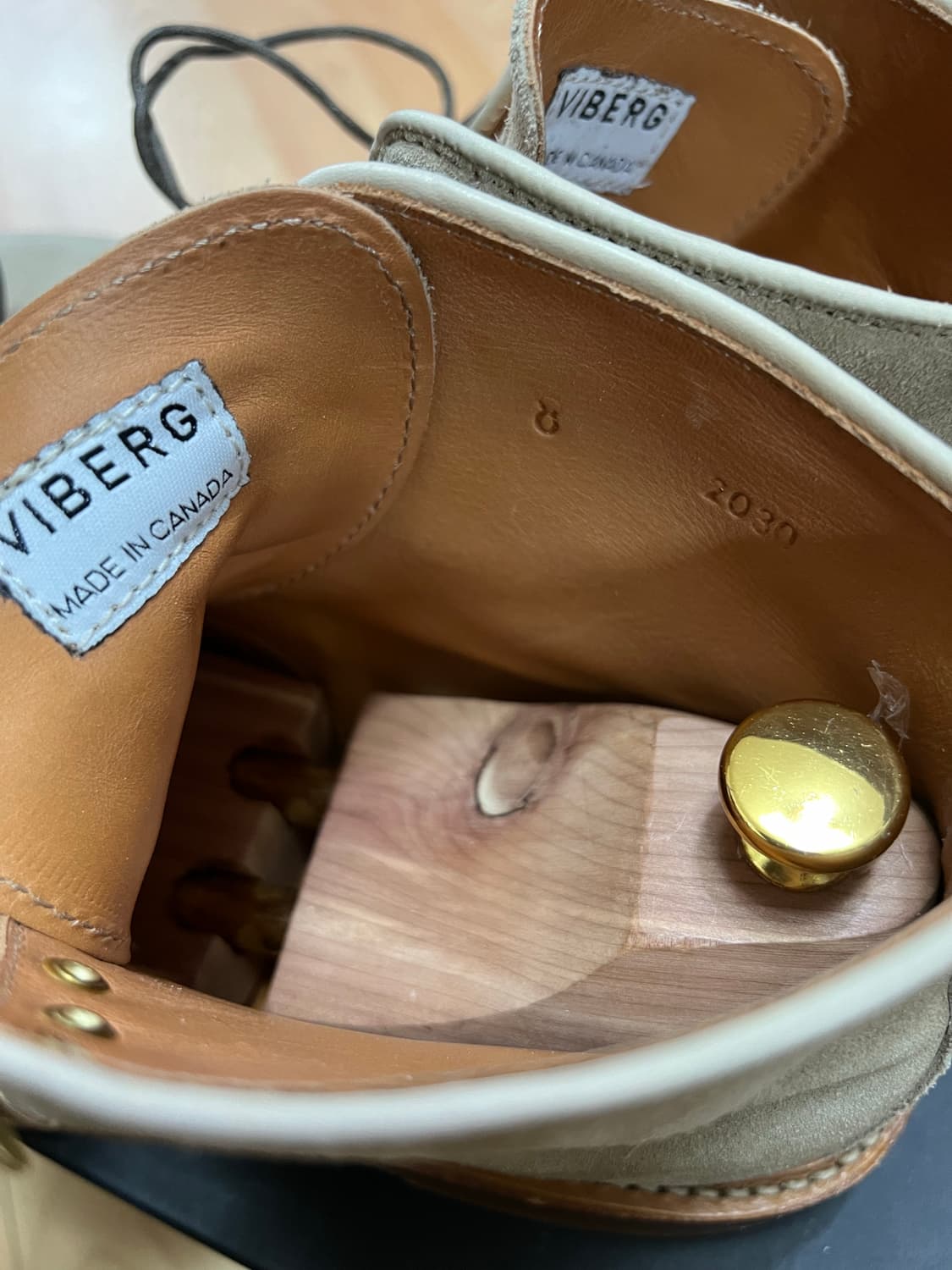 바이버그 더비 부츠 카프스웨이드 8사이즈 알든 상품이미지8