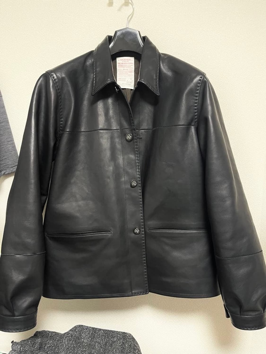 25ss VANIAN CALF LEATHER COVERALL 상품이미지2