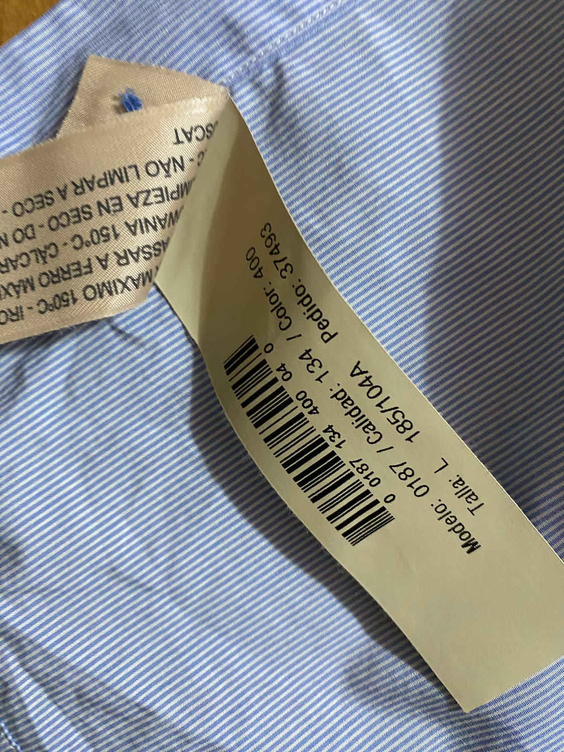 마시모두띠 스트라이프 캐주얼 셔츠 L (105) 상품이미지5