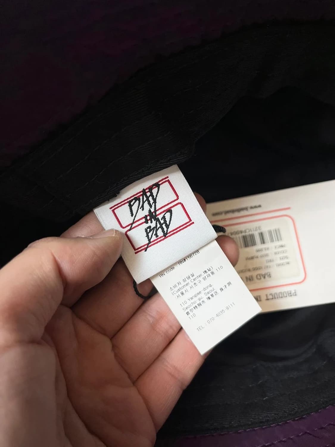 배드인배드 새틴 버킷햇 Q1228 상품이미지5