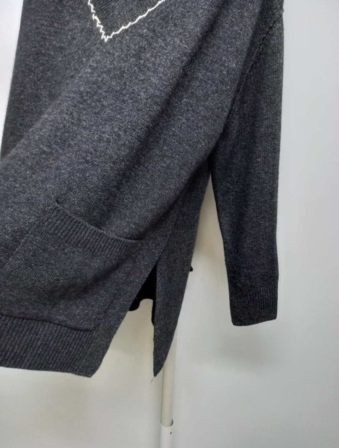 새 세컨플로어 캐시미어 블랜 롱 니트 55~77 상품이미지6