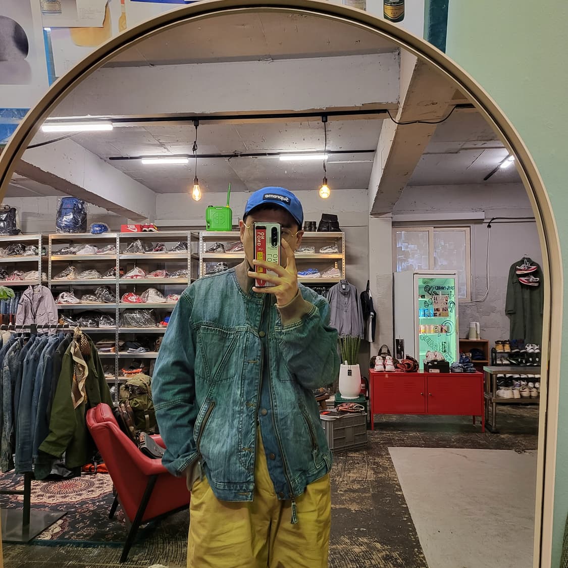 A|X 아르마니 익스체인지 데님 집업 자켓 (XL) 상품이미지3