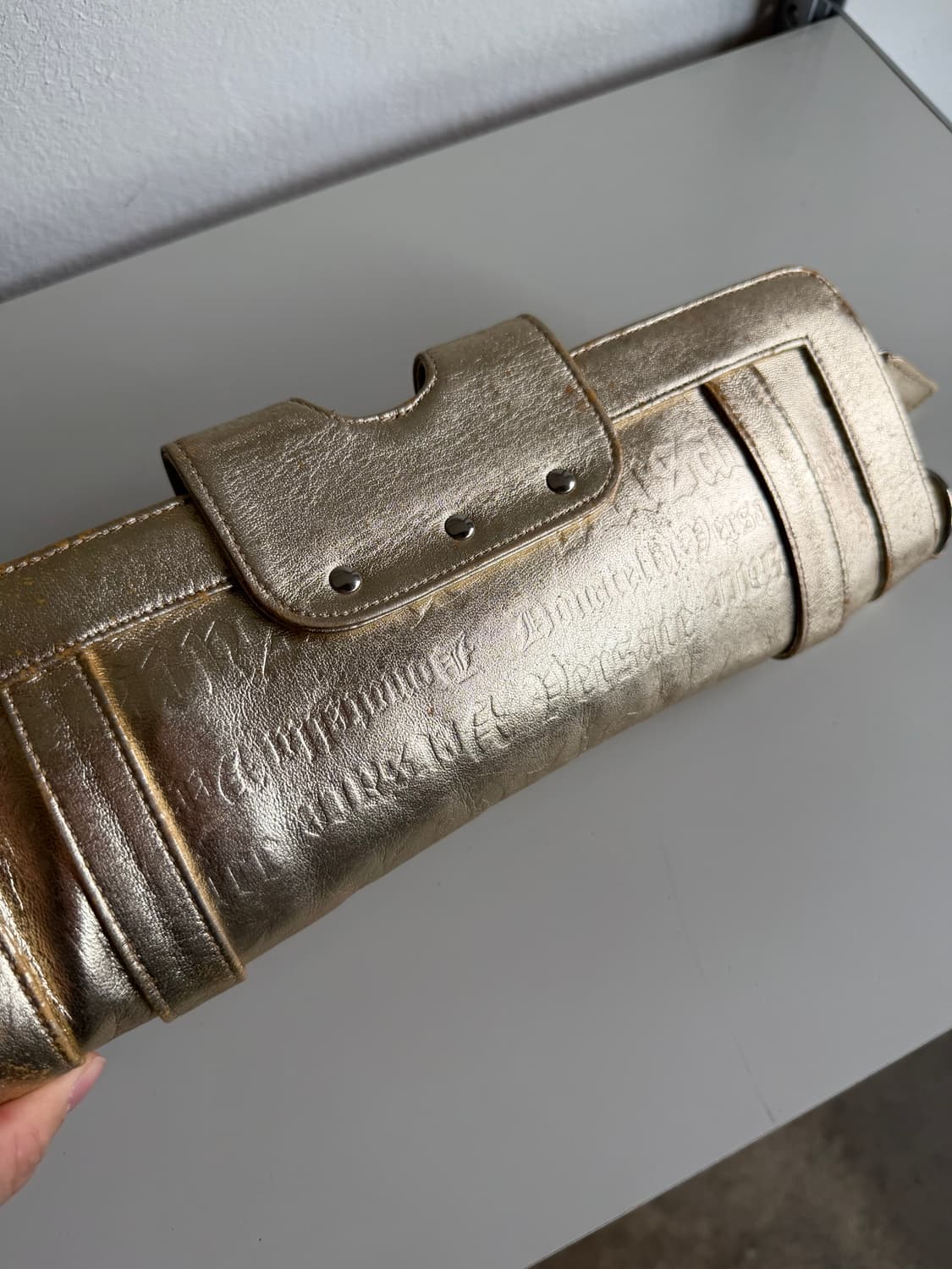 90s 베르사체 골드 클러치 백 상품이미지6