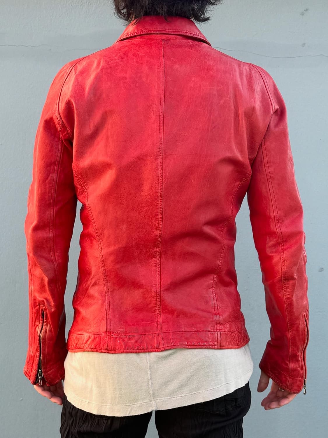 Julius Leather Rider Jacket 상품이미지3