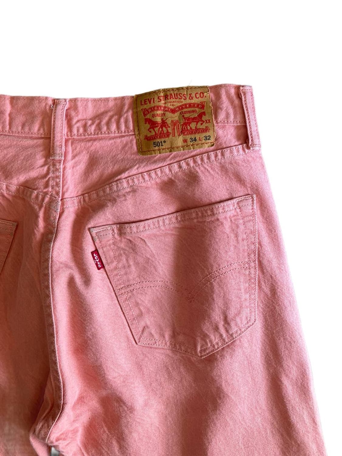 Levis 501 pink jeans (30-32) 상품이미지5