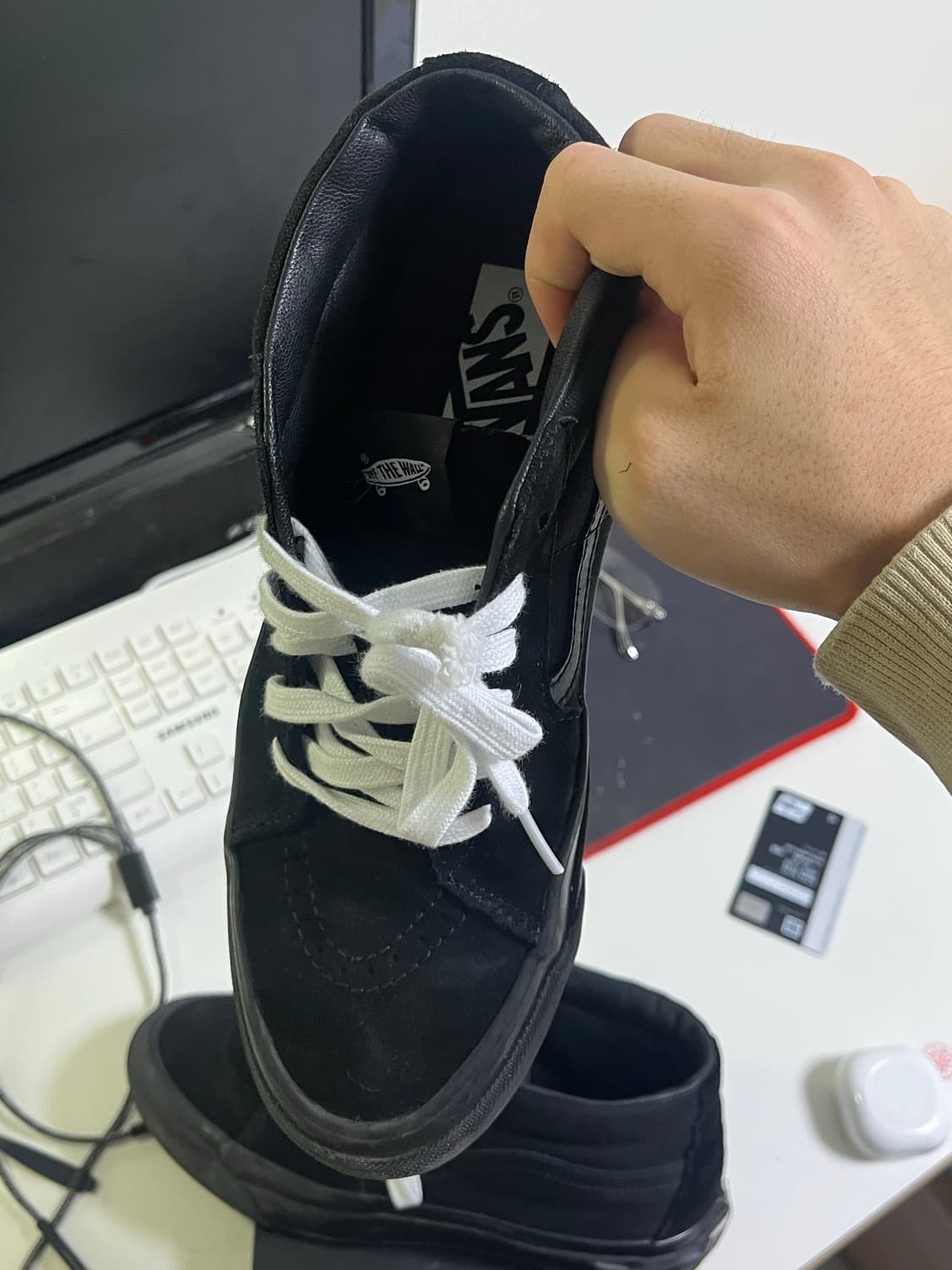 반스 스케이트미드 블랙 260 상품이미지9