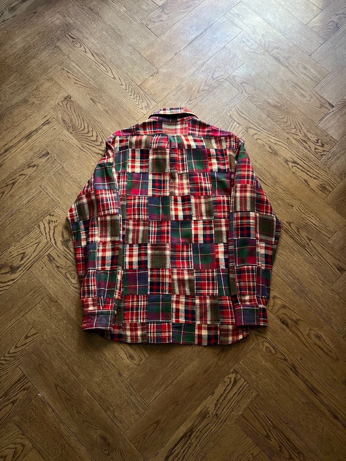 [M]Made in Japan 패치워크 플란넬 셔츠 상품이미지6