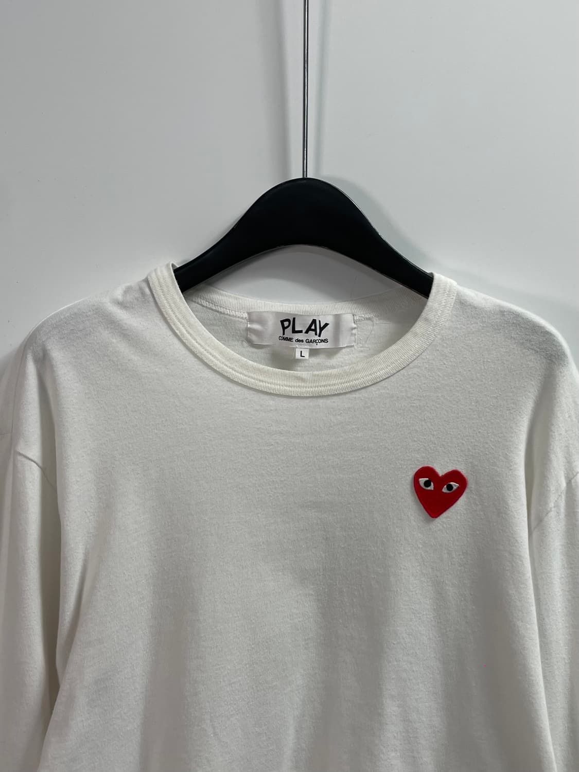 꼼데가르송 우먼스 와펜 롱슬리브 긴팔티 (on.420)    상품이미지2