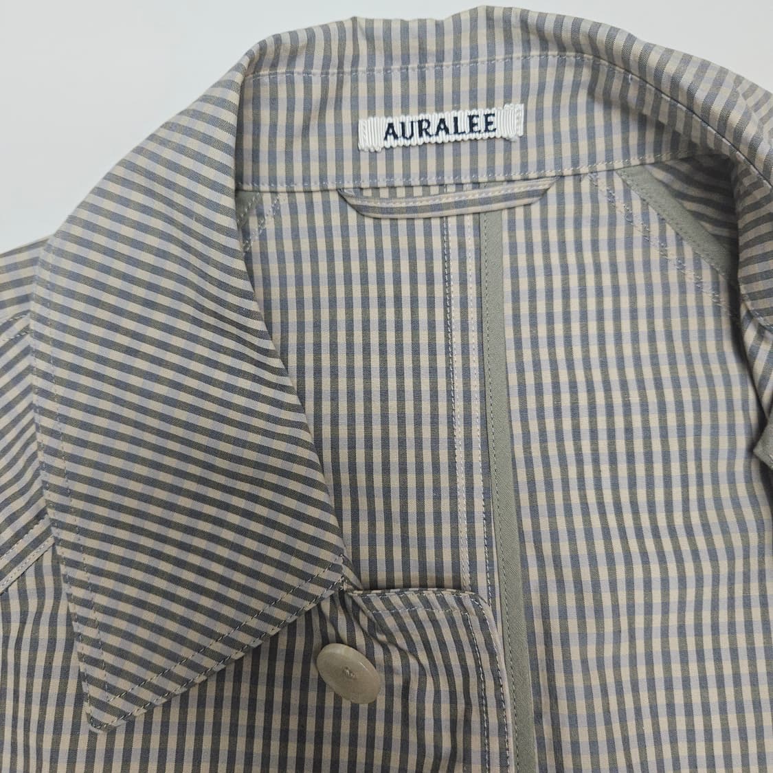 (무료배송) 오라리 핀스 웨더 클로스 체크 코트 - 4사이즈 상품이미지4