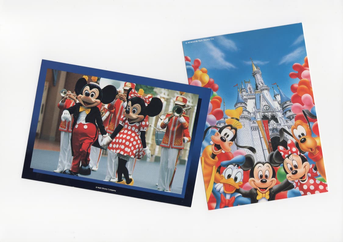 90년대 도쿄디즈니랜드 포스트카드 전 21종 - 1  상품이미지1