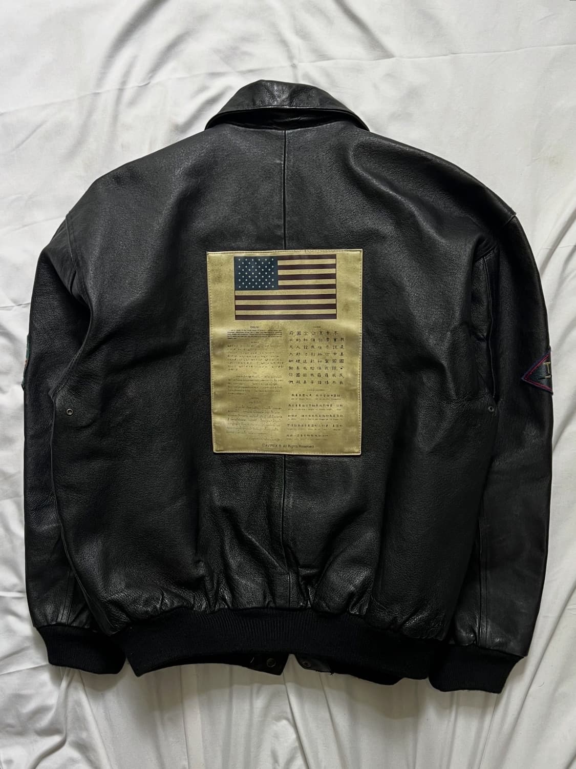 아비렉스 탑건 A-2 가죽자켓 상품이미지2