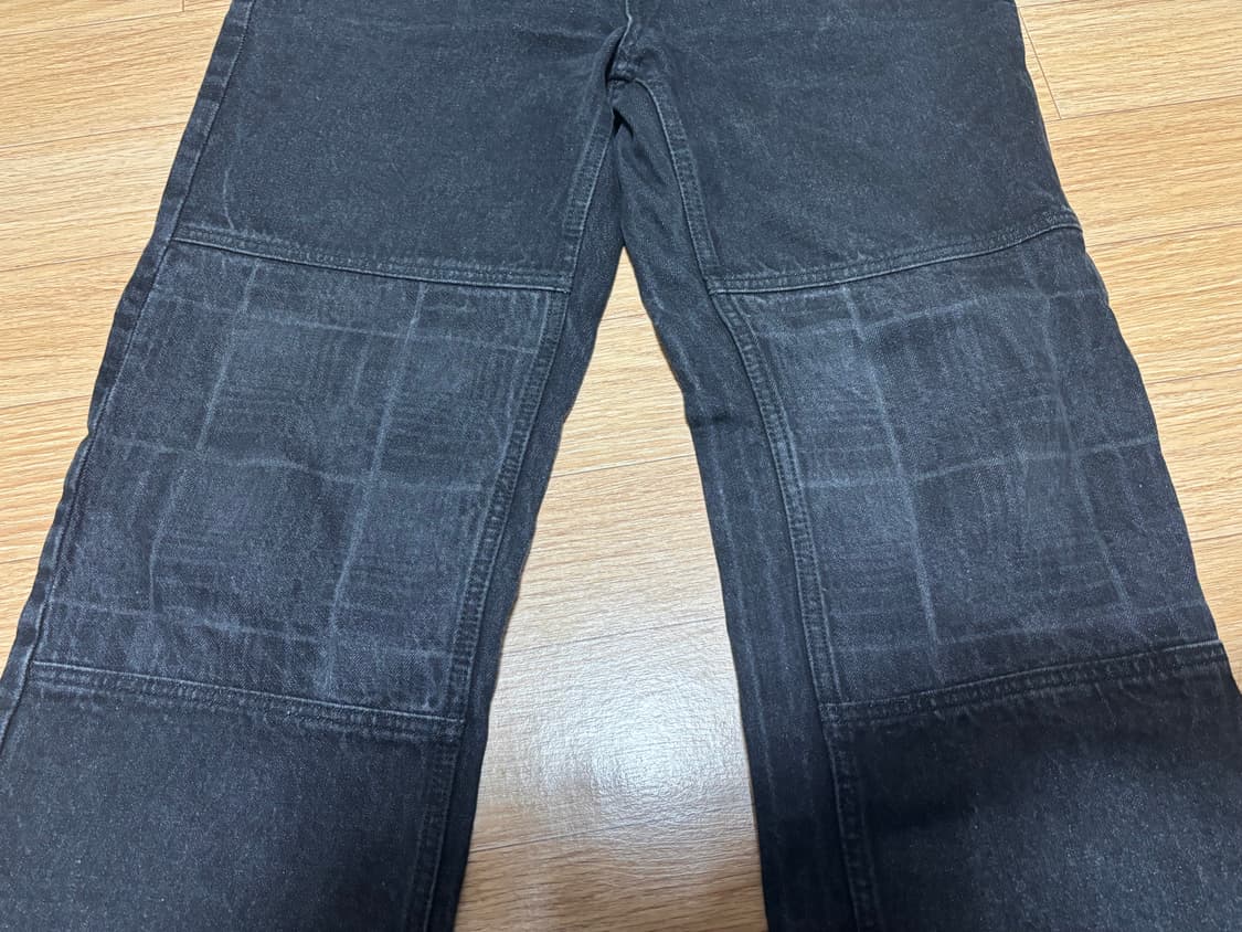 메종 미네드 블랙 데님 패치 워크 팬츠 상품이미지2