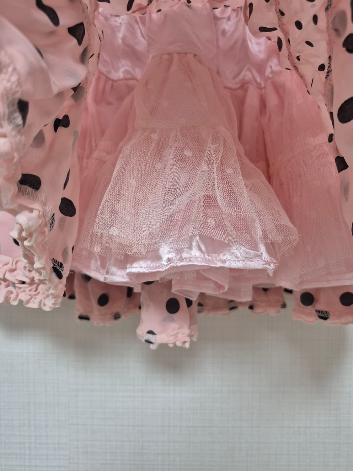 트라랄라 히메갸루 러블리 핑크도트 미니스커트 상품이미지5