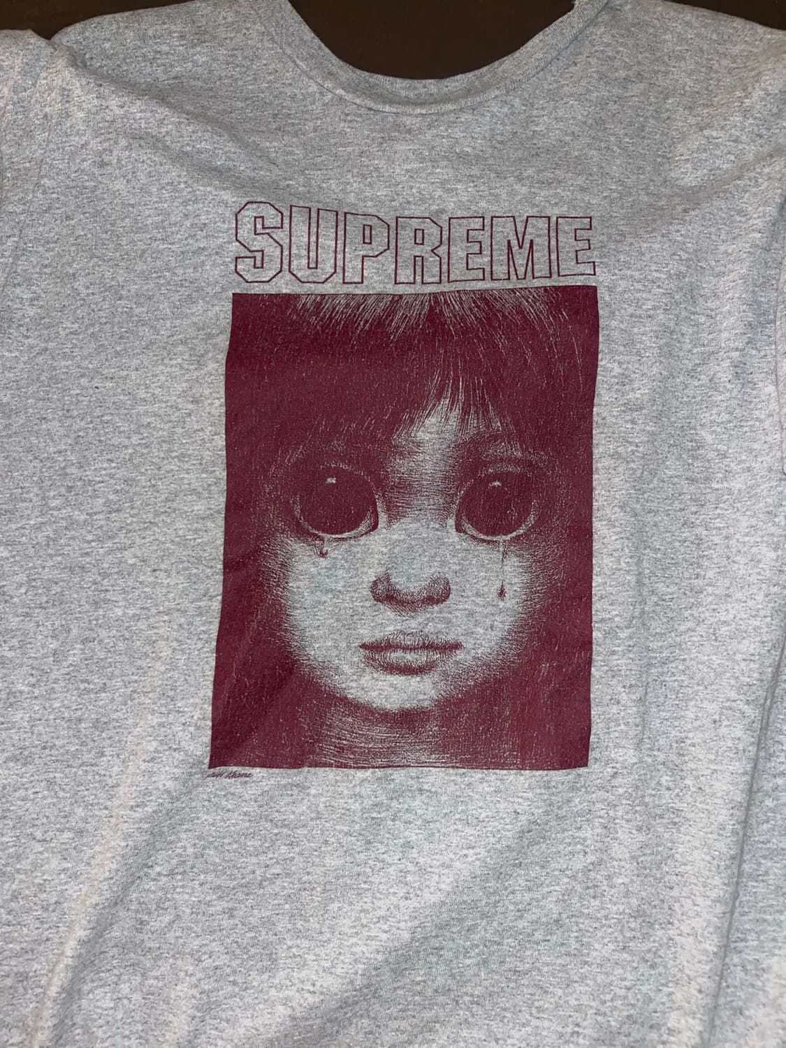 슈프림 x 마가렛킨 티어드롭 반팔 상품이미지3