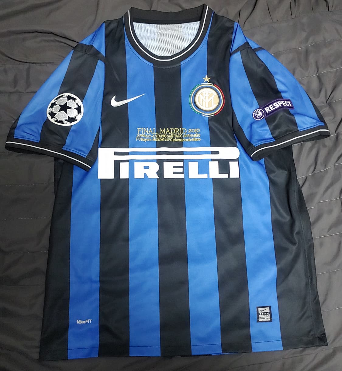 나이키 인터밀란 2010 챔스 결승 유니폼 스네이더 풀마킹 상품이미지1