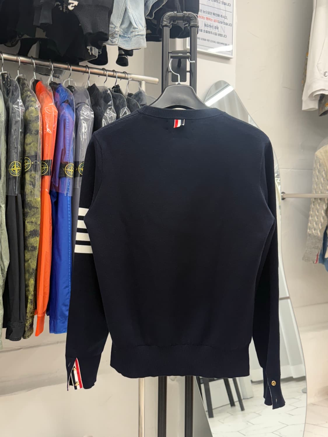 [2] 톰브라운 사선완장 밀라노스티치 니트 상품이미지2