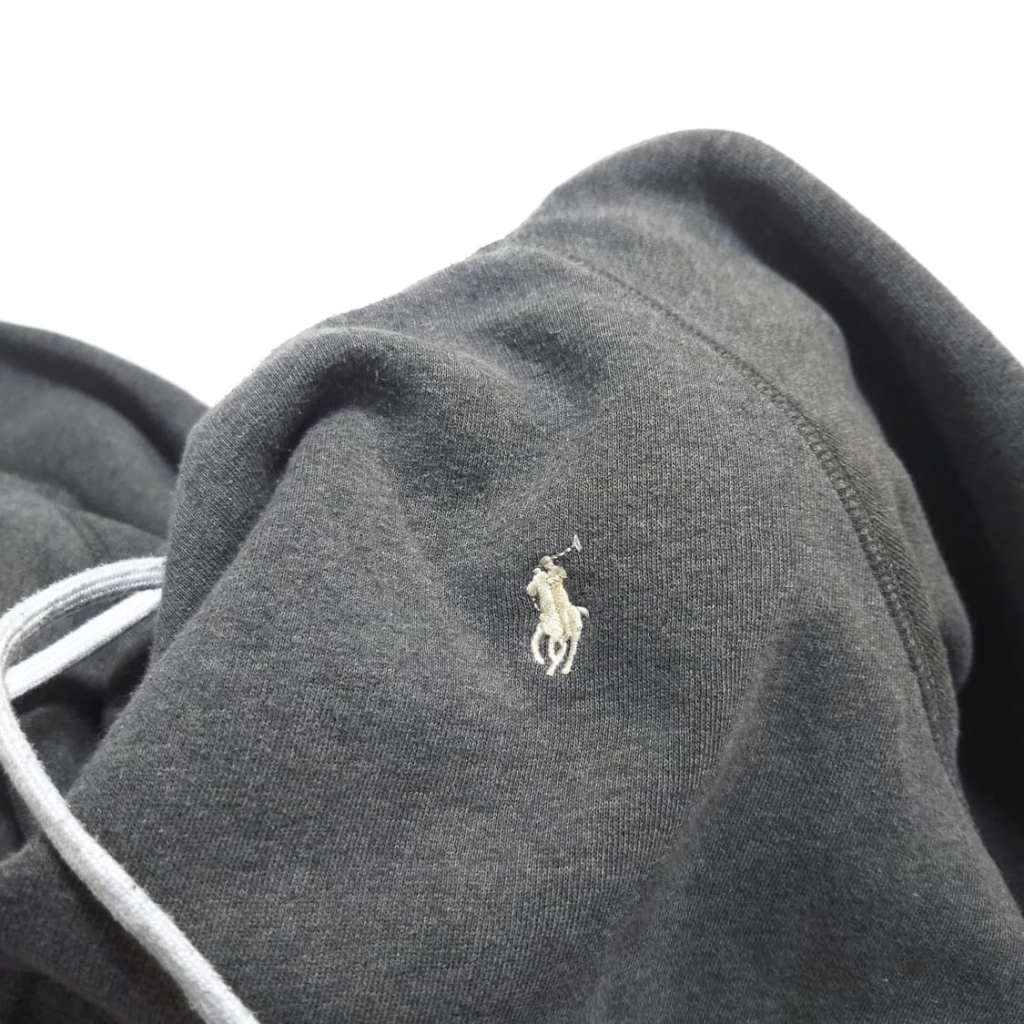 폴로 랄프로렌 우먼 신형 QR 후드 티셔츠 그레이 상품이미지5