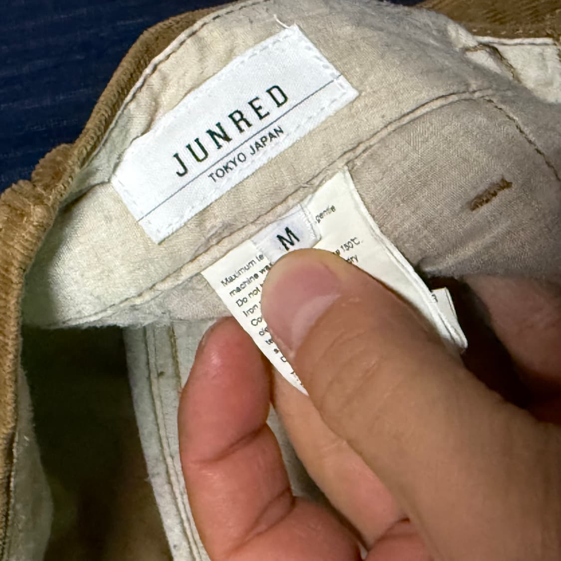 Junred 투턱 코듀로이 베이커 팬츠 M 상품이미지5