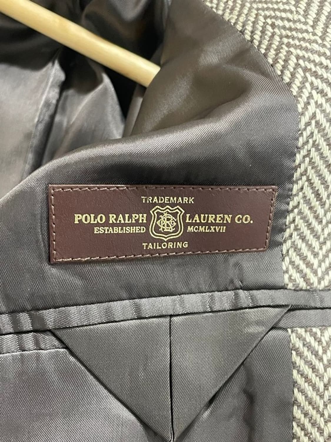 폴로랄프로렌 여성 헤링본 실크 블렌드 블레이저 자켓 4 상품이미지4