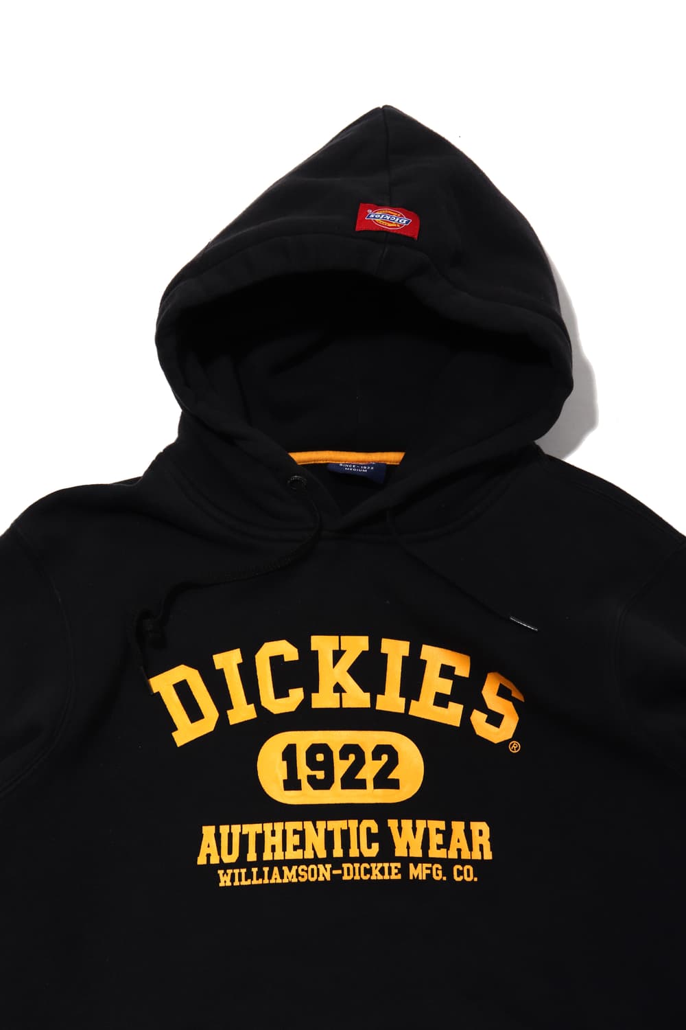 DICKIES 1922 베이직 프린팅 블랙 후드티 size M 상품이미지3
