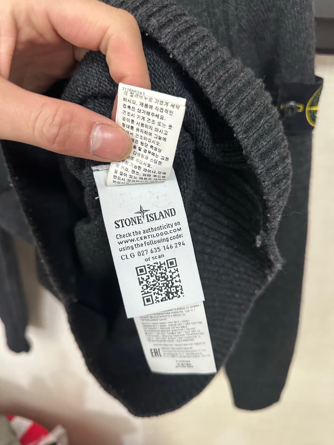 Stone island knit S(90-95)정품 상품이미지6