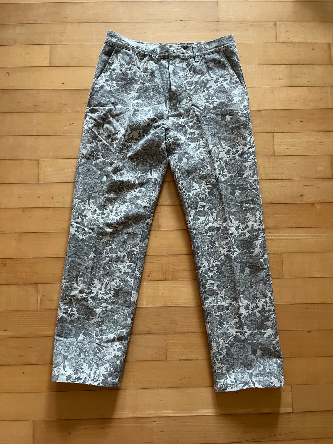 21ss Floral Jacquard Pant Grey 상품이미지1