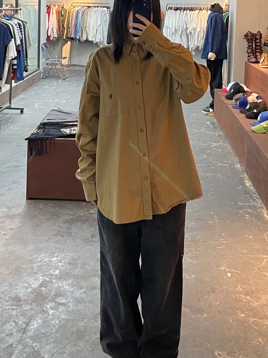 폴로랄프로렌 포니로고 딥브라운 셔츠 H1227 상품이미지1