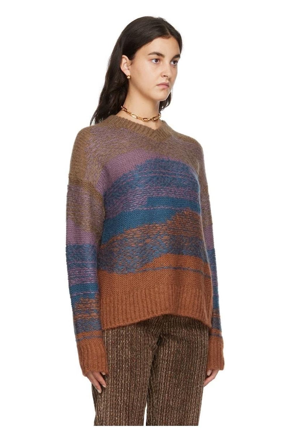 아크네 스튜디오 그레디언트 모헤어 스웨터 니트 멀티컬러 S사이즈 상품이미지5