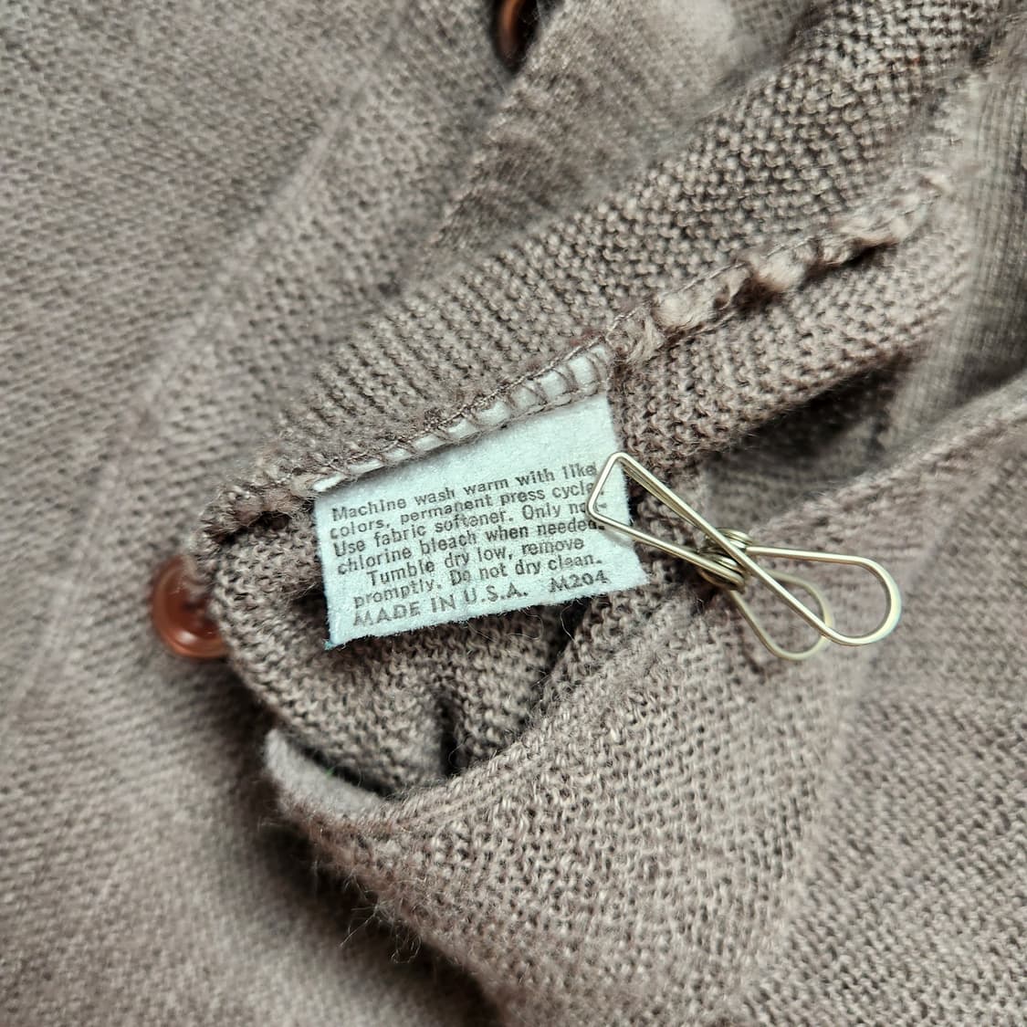 80s Jantzen 오올론 아크릴 가디건 상품이미지5