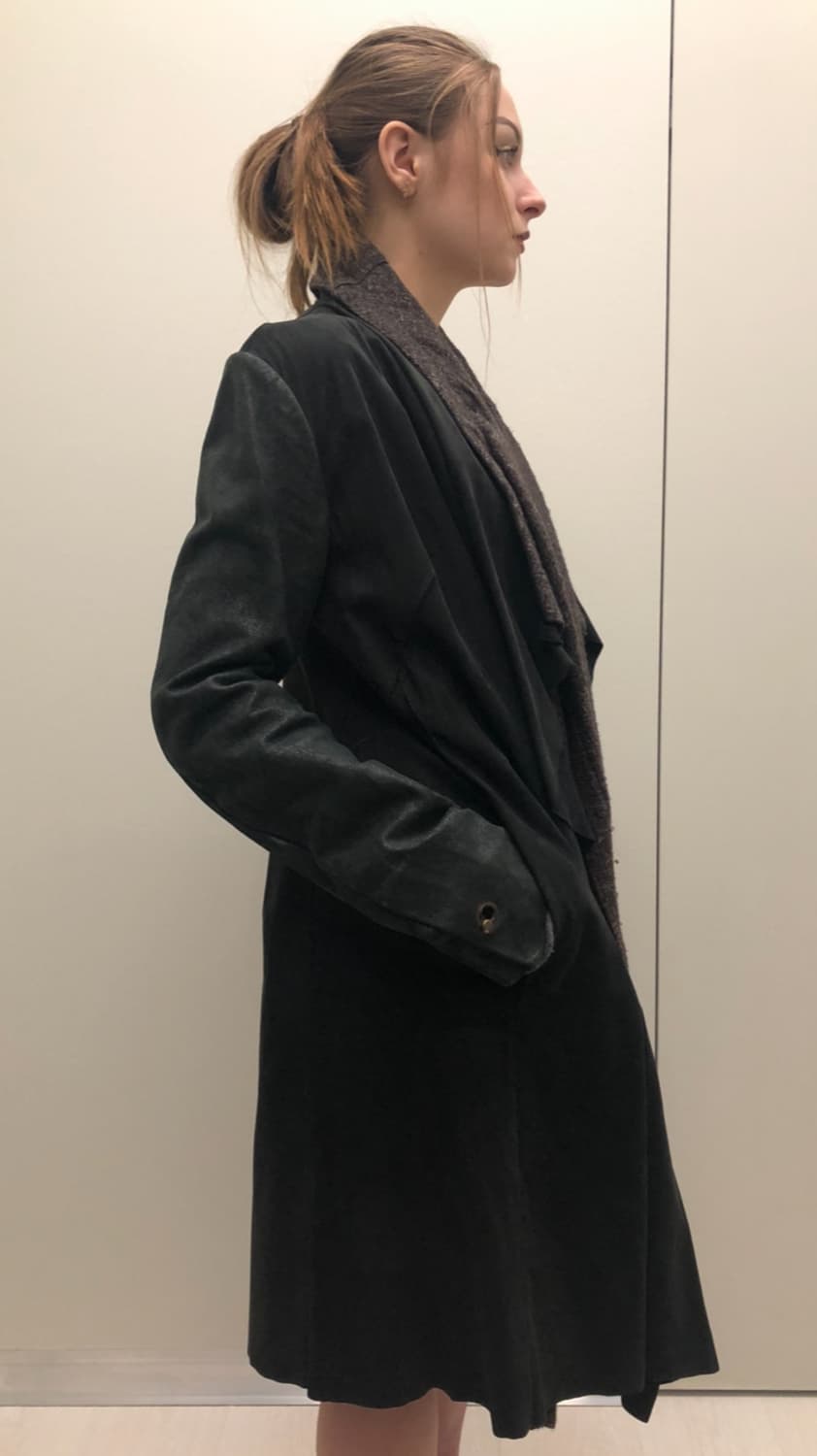 ISAAC SELLAM 아이작 셀럼 코트(레더/울/카나파)해외발송 상품이미지1