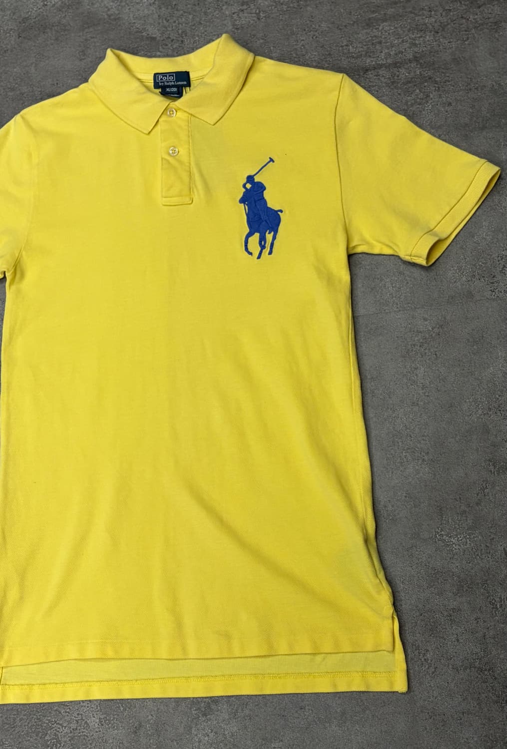 폴로 랄프로렌 빅포니 옐로우 반팔 폴로티셔츠 상품이미지3