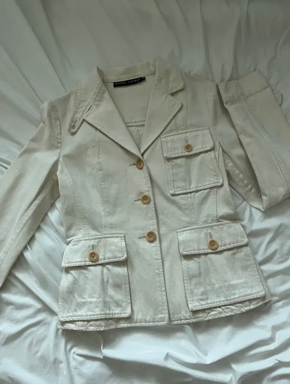 랄프로렌 정품 아이보리 자켓 상품이미지1