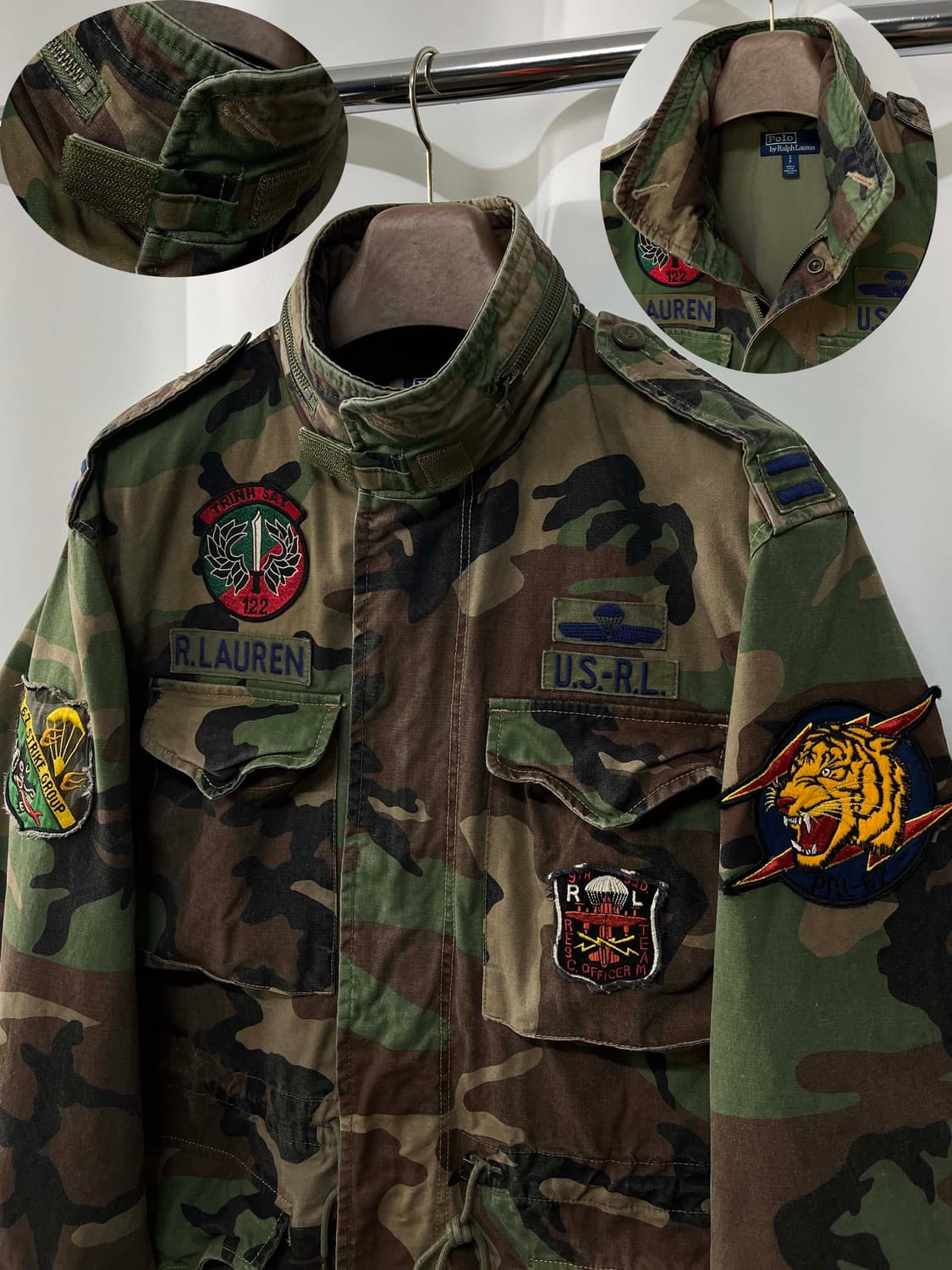 폴로 랄프로렌 BDU 베트남전 특수부대 M65 필드자켓 상품이미지6
