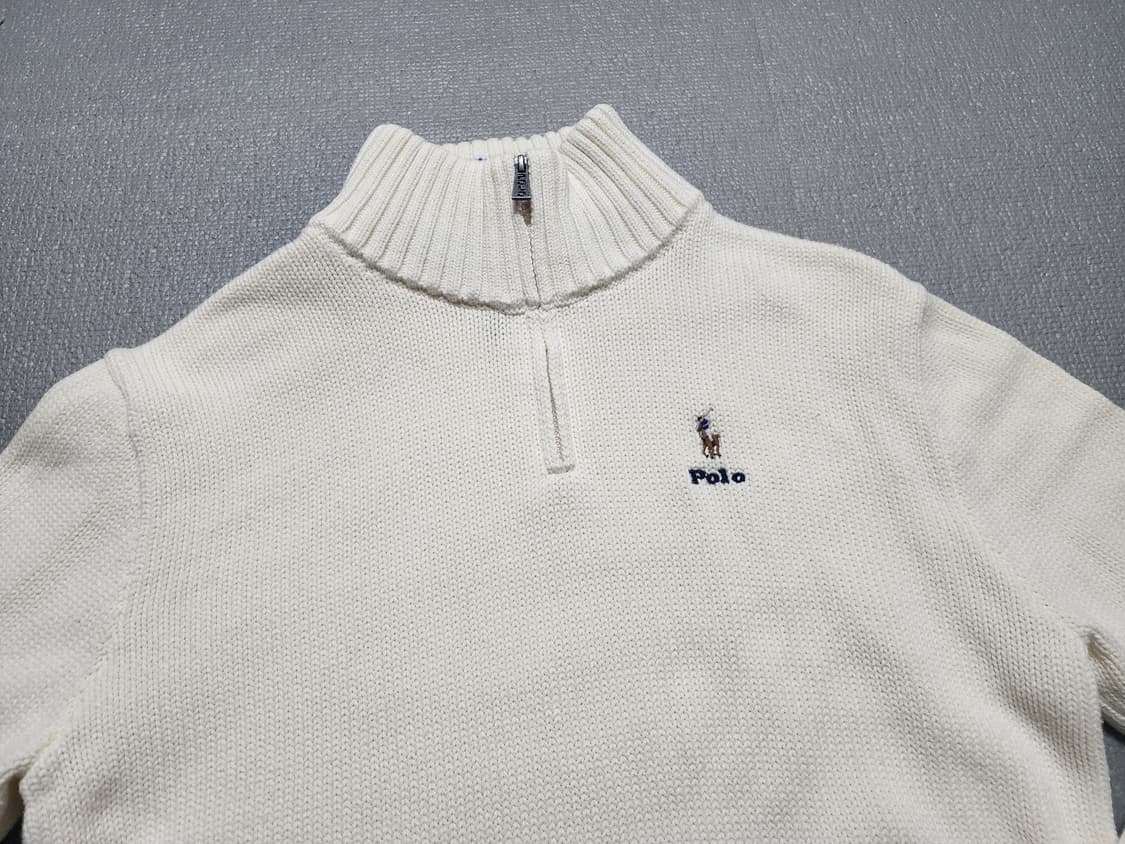 폴로 랄프로렌 하프집업 니트 아이보리 상품이미지2