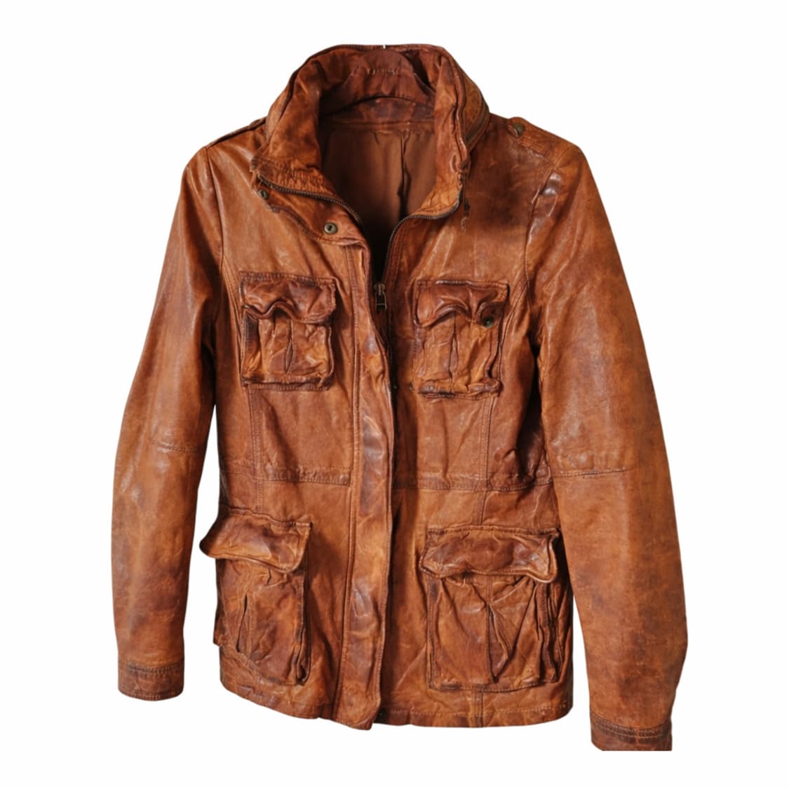 🤎리얼 양가죽 빈티지 브라운 자켓 55 | 멋스러운 워싱감 상품이미지4