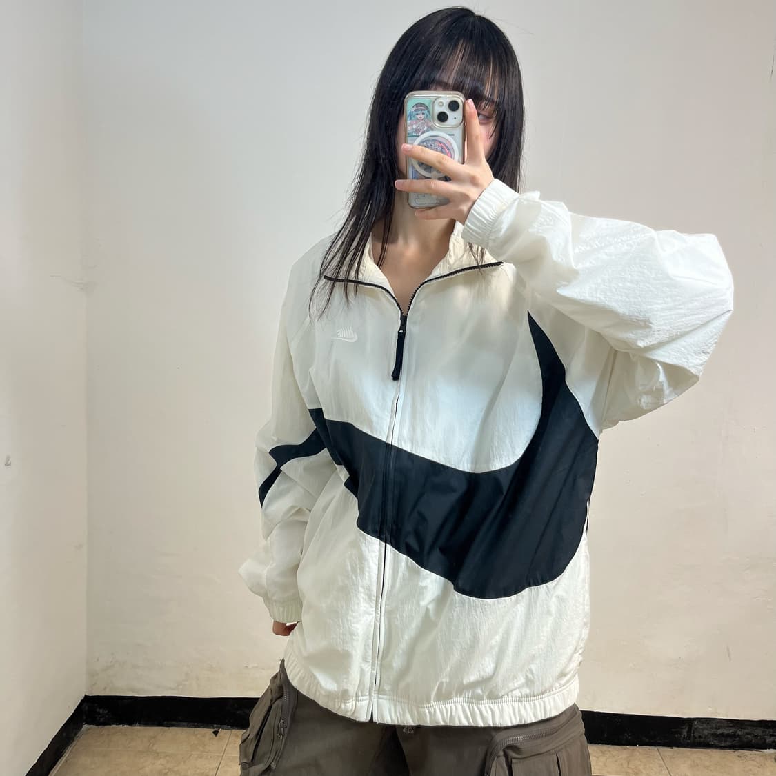 Nike big swoosh windbreaker 상품이미지2