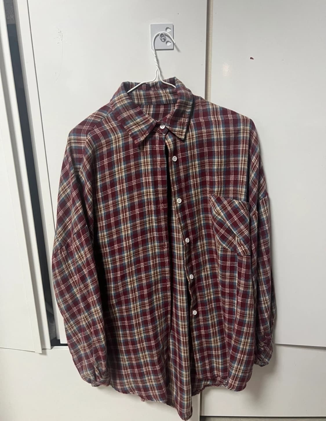 브라운레드 셔츠 상품이미지1