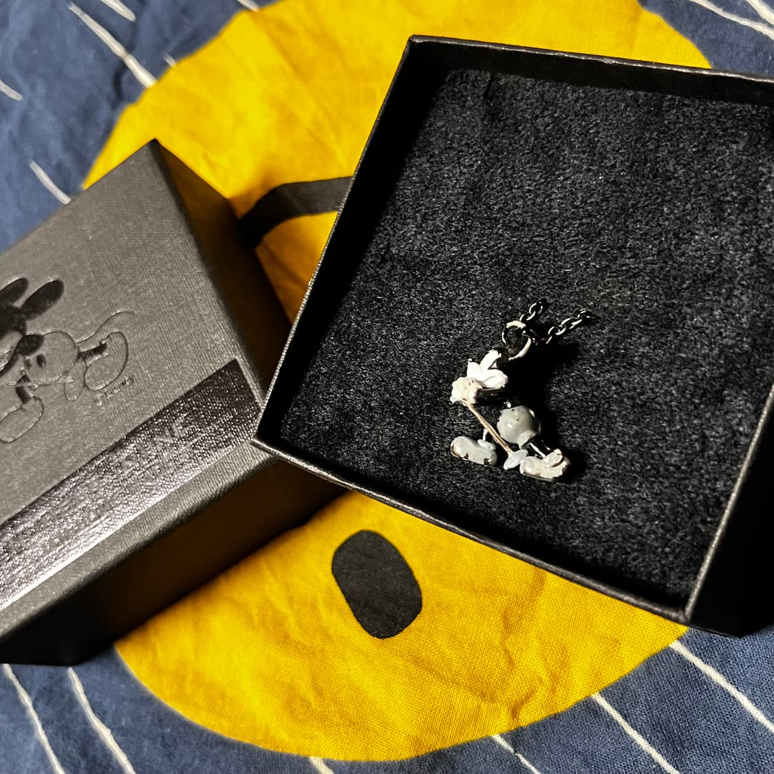 넘버나인 미키마우스 목걸이 모노 컬러 상품이미지5