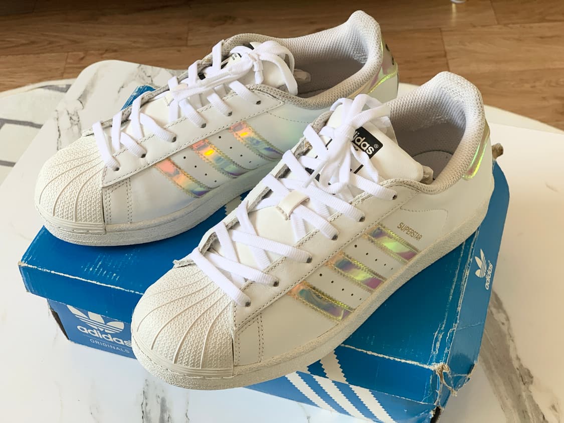 245 정품 아디다스 슈퍼스타 홀로그램 상품이미지5