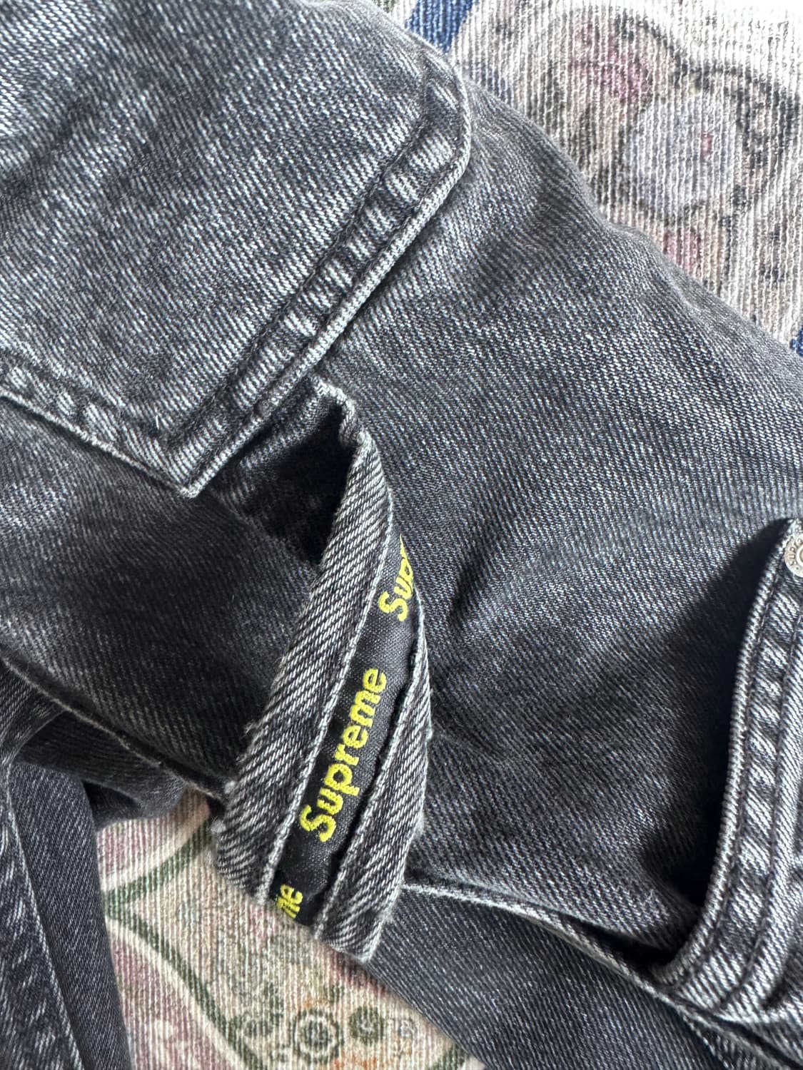 슈프림 더블니 데님 팬츠 32사이즈 24ss 상품이미지3