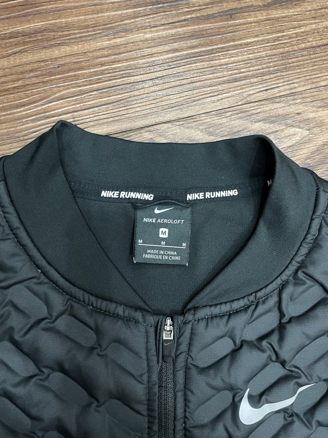 나이키 러닝 에어로로프트 크롭 베스트 조끼 블랙 상품이미지3